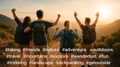 Best Hiking Instagram Hashtags with Friends