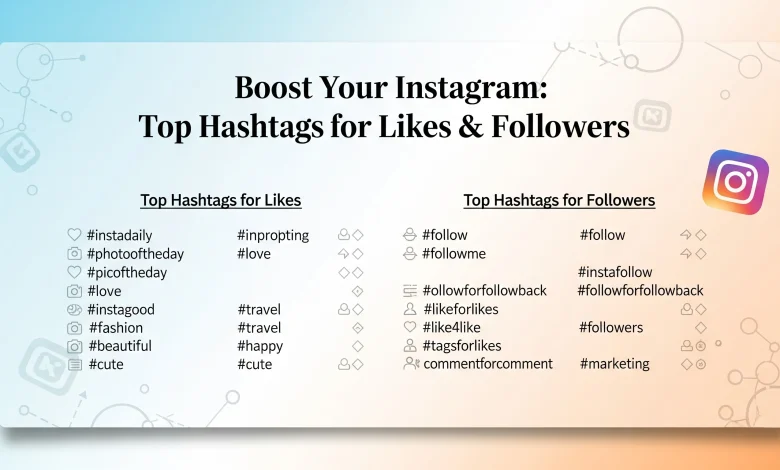 Best Instagram Hashtags for Likes & Followers